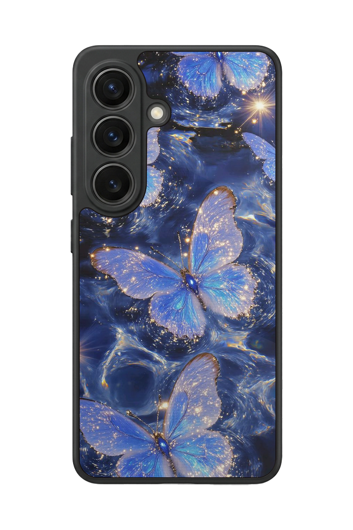 Samsung Galaxy S26 Uyumlu Kelebek Tasarımlı Glossy Premium Kılıf