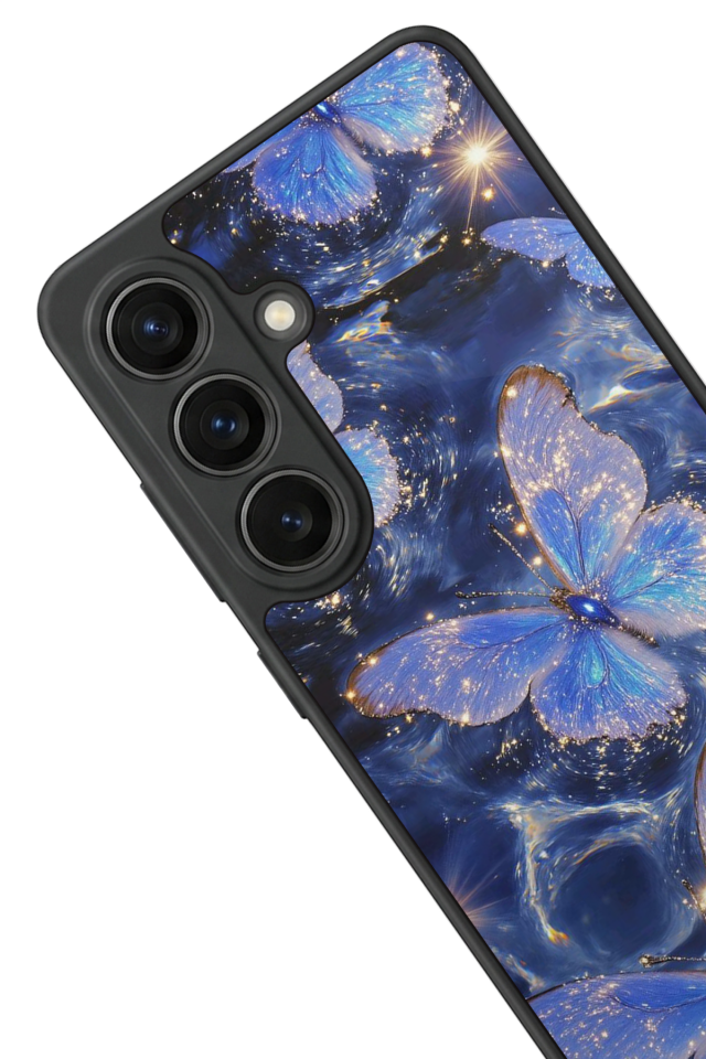 Samsung Galaxy S26 Uyumlu Kelebek Tasarımlı Glossy Premium Kılıf