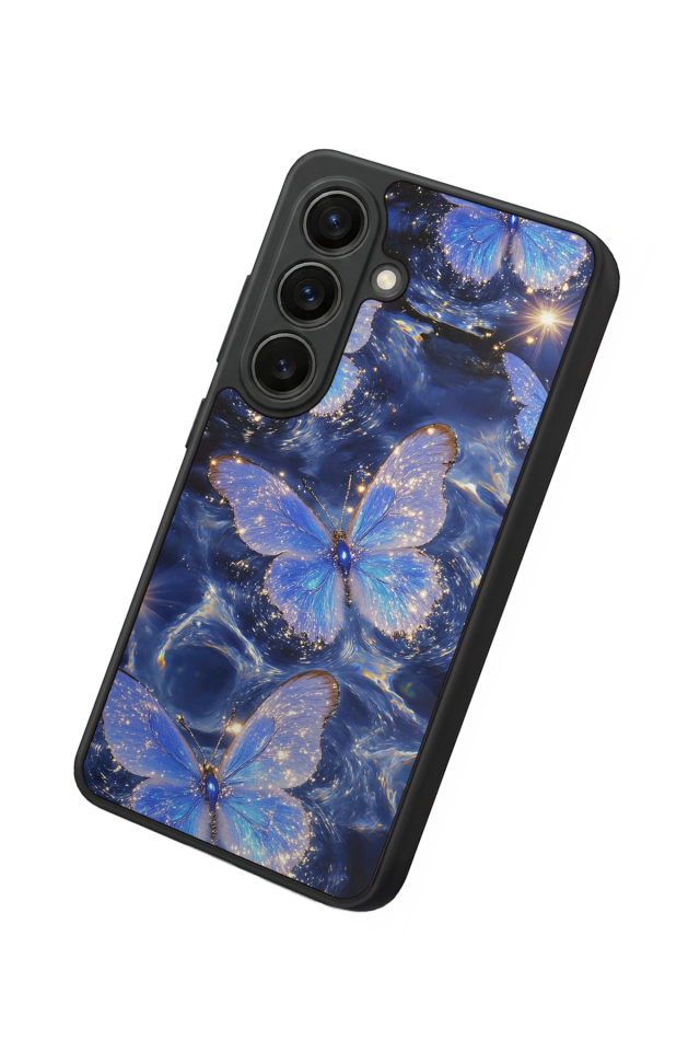 Samsung Galaxy S26 Uyumlu Kelebek Tasarımlı Glossy Premium Kılıf