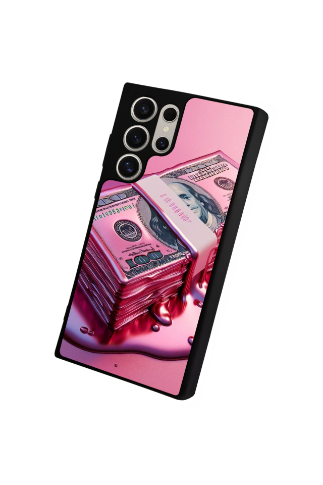 Samsung Galaxy S23 Ultra Uyumlu Money Para Tasarımlı Glossy Premium Kılıf