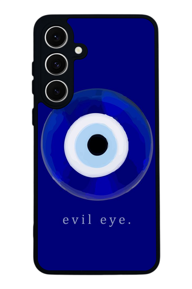 Samsung Galaxy S24 FE Uyumlu Nazar Tasarımlı Glossy Premium Kılıf