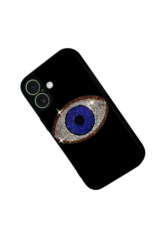 iPhone 17 Uyumlu Nazar Tasarımlı Glossy Premium Kılıf