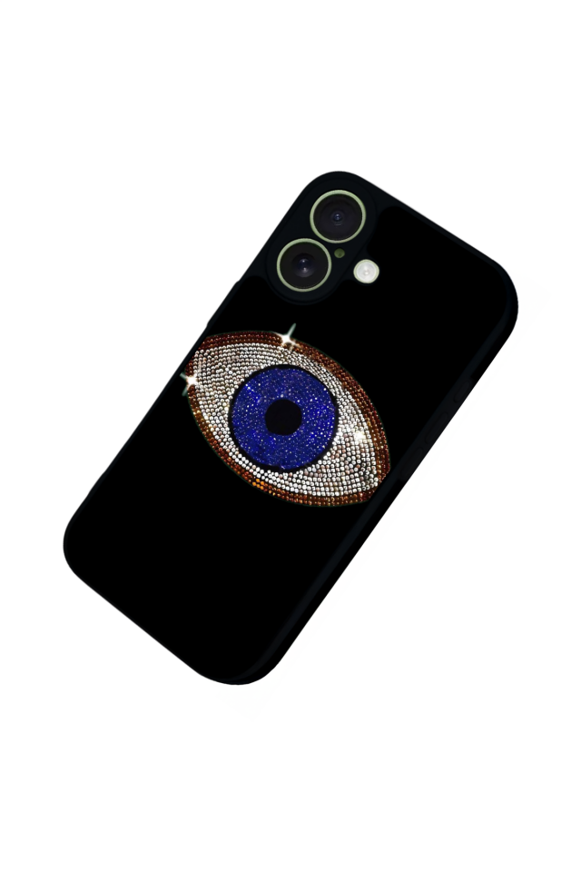 iPhone 17 Uyumlu Nazar Tasarımlı Glossy Premium Kılıf