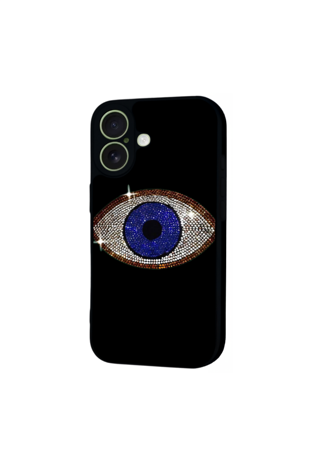 iPhone 17 Uyumlu Nazar Tasarımlı Glossy Premium Kılıf
