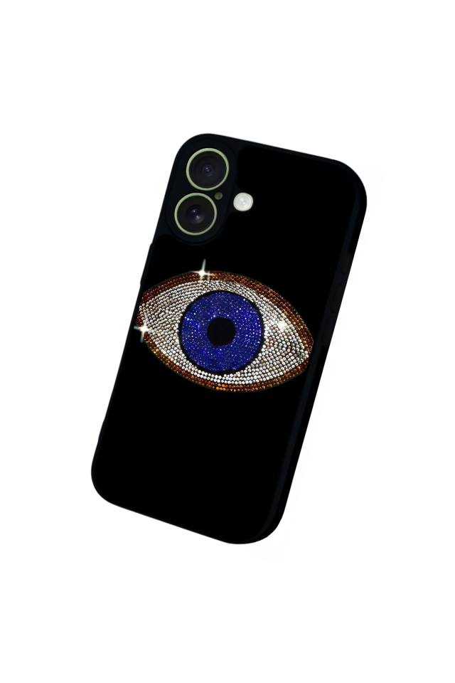 iPhone 17 Uyumlu Nazar Tasarımlı Glossy Premium Kılıf