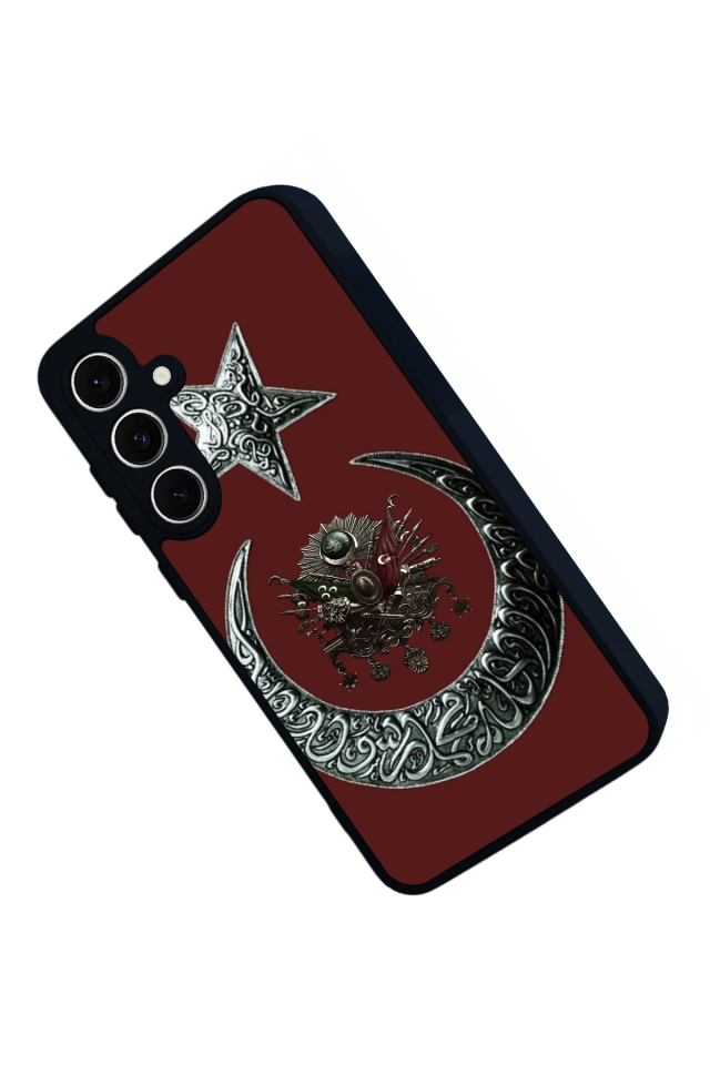 Samsung Galaxy A16 Uyumlu Osmanli Tugrasi Tasarımlı Glossy Premium Kılıf