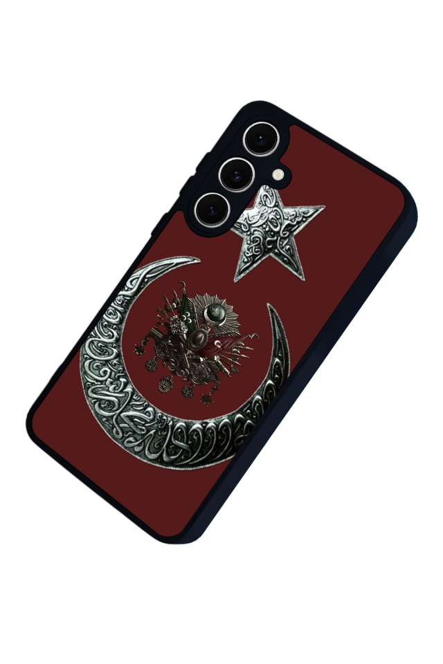 Samsung Galaxy A16 Uyumlu Osmanli Tugrasi Tasarımlı Glossy Premium Kılıf