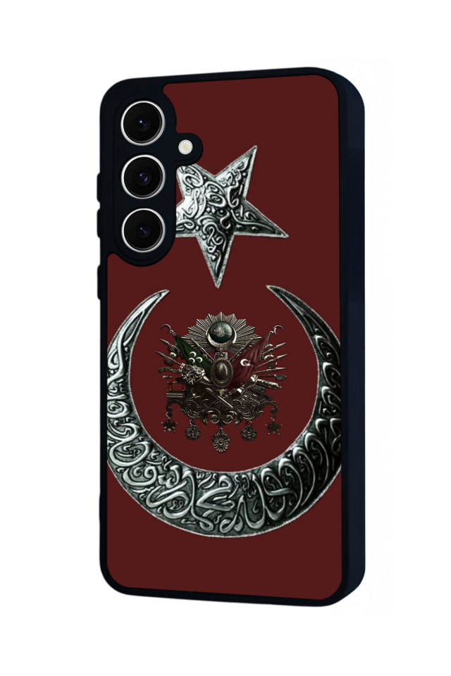 Samsung Galaxy A16 Uyumlu Osmanli Tugrasi Tasarımlı Glossy Premium Kılıf