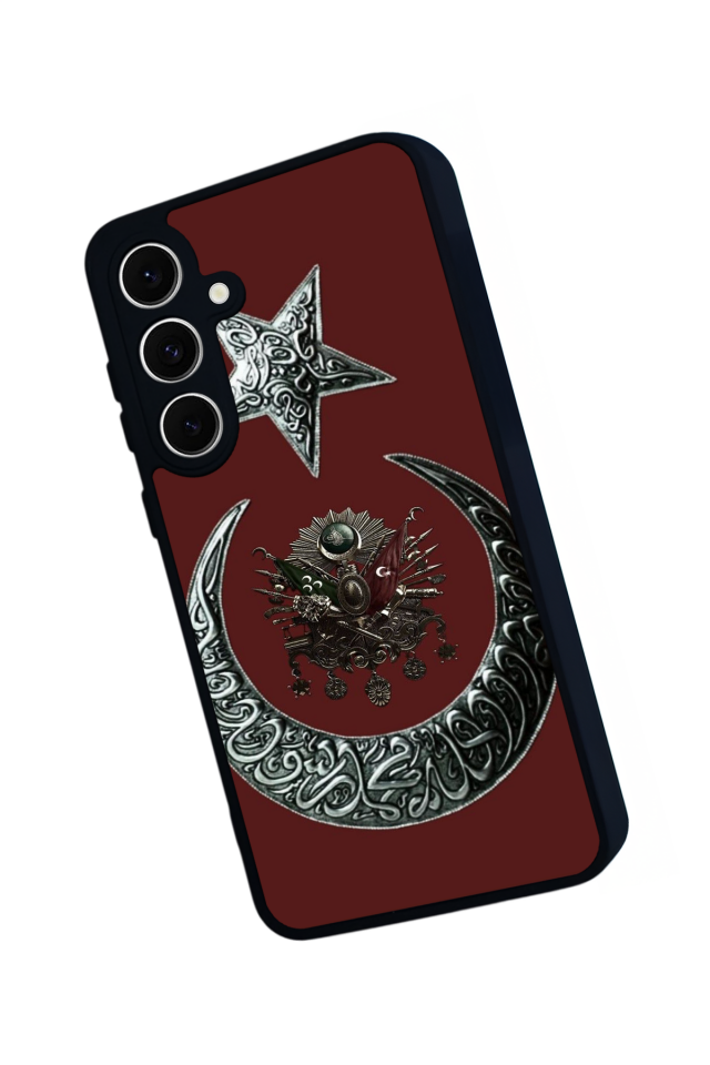 Samsung Galaxy A16 Uyumlu Osmanli Tugrasi Tasarımlı Glossy Premium Kılıf