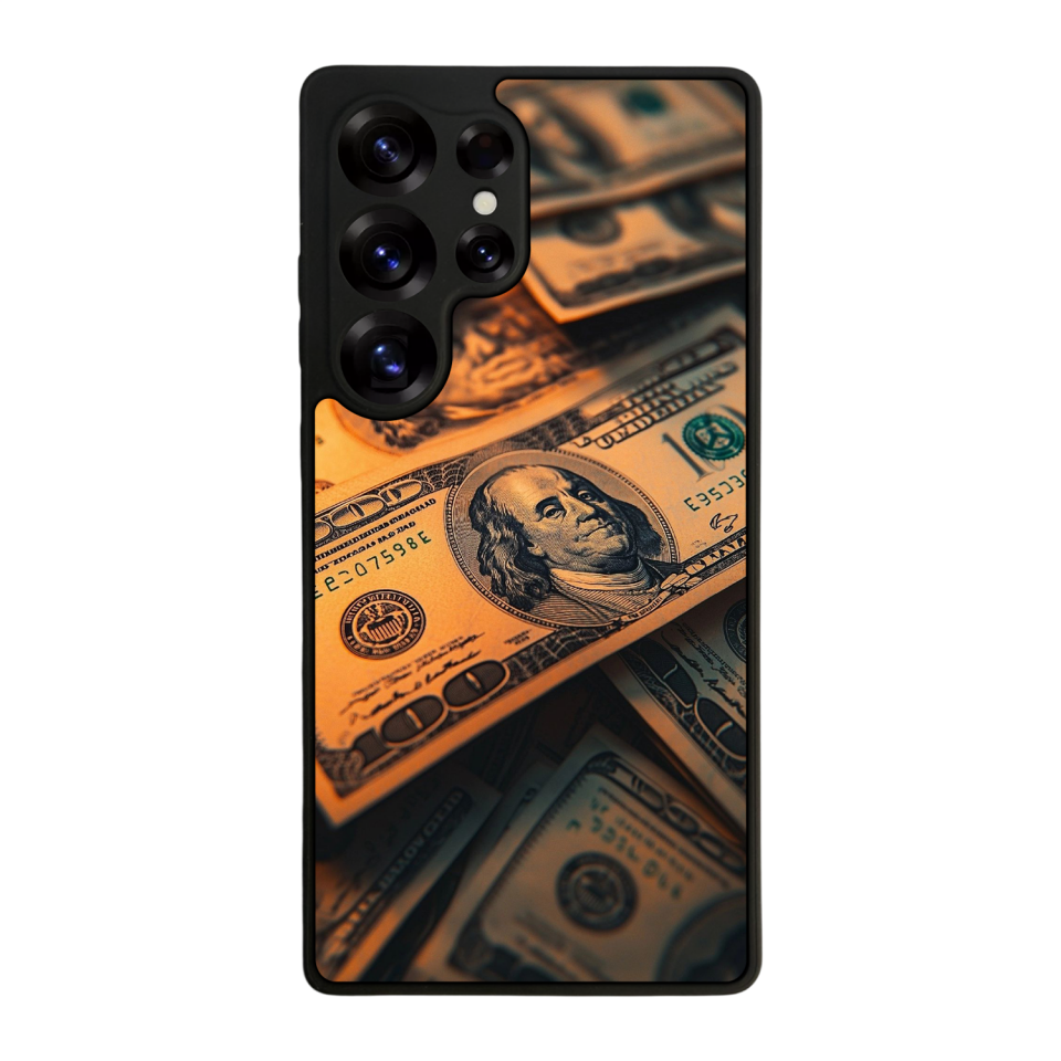 Samsung Galaxy S25 Ultra Uyumlu Para Tasarımlı Glossy Premium Kılıf