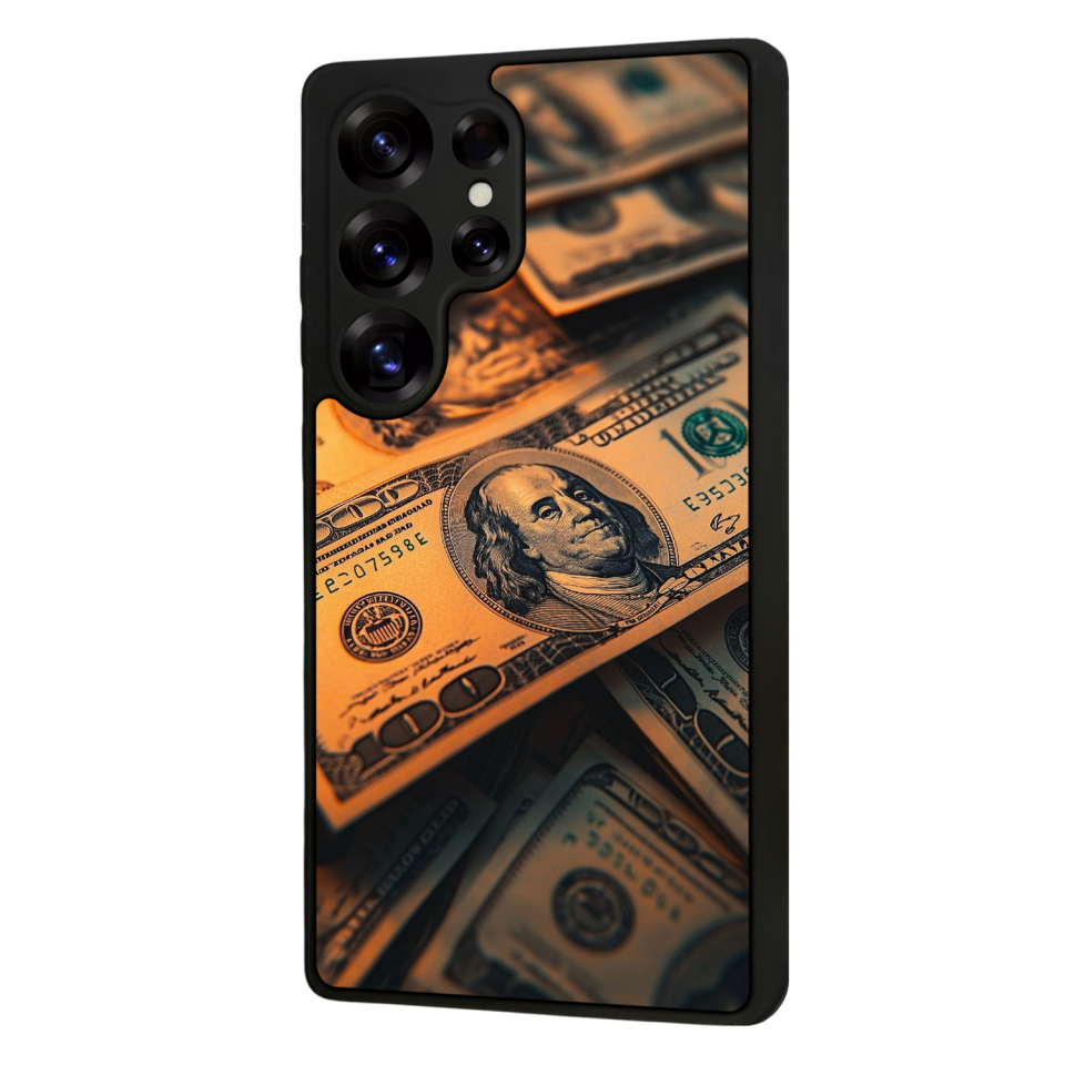 Samsung Galaxy S25 Ultra Uyumlu Para Tasarımlı Glossy Premium Kılıf