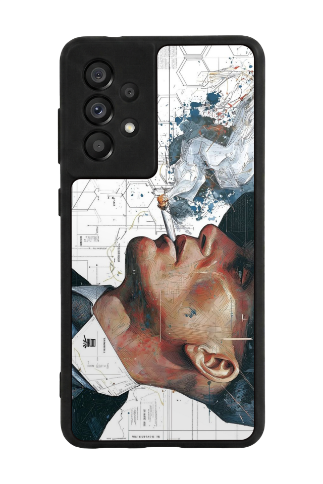 Samsung Galaxy A73 Uyumlu Peaky Blinders Tasarımlı Glossy Premium Kılıf