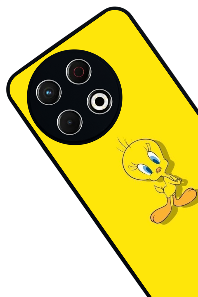 Tecno Spark 30 Pro Uyumlu Tweety Tasarımlı Glossy Premium Kılıf
