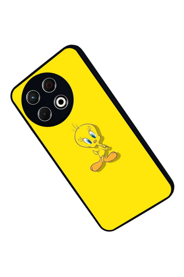 Tecno Spark 30 Pro Uyumlu Tweety Tasarımlı Glossy Premium Kılıf
