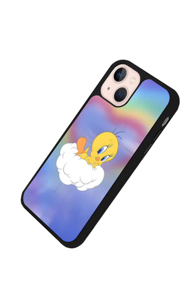 iPhone 15 Plus Uyumlu Tweety Tasarımlı Glossy Premium Kılıf