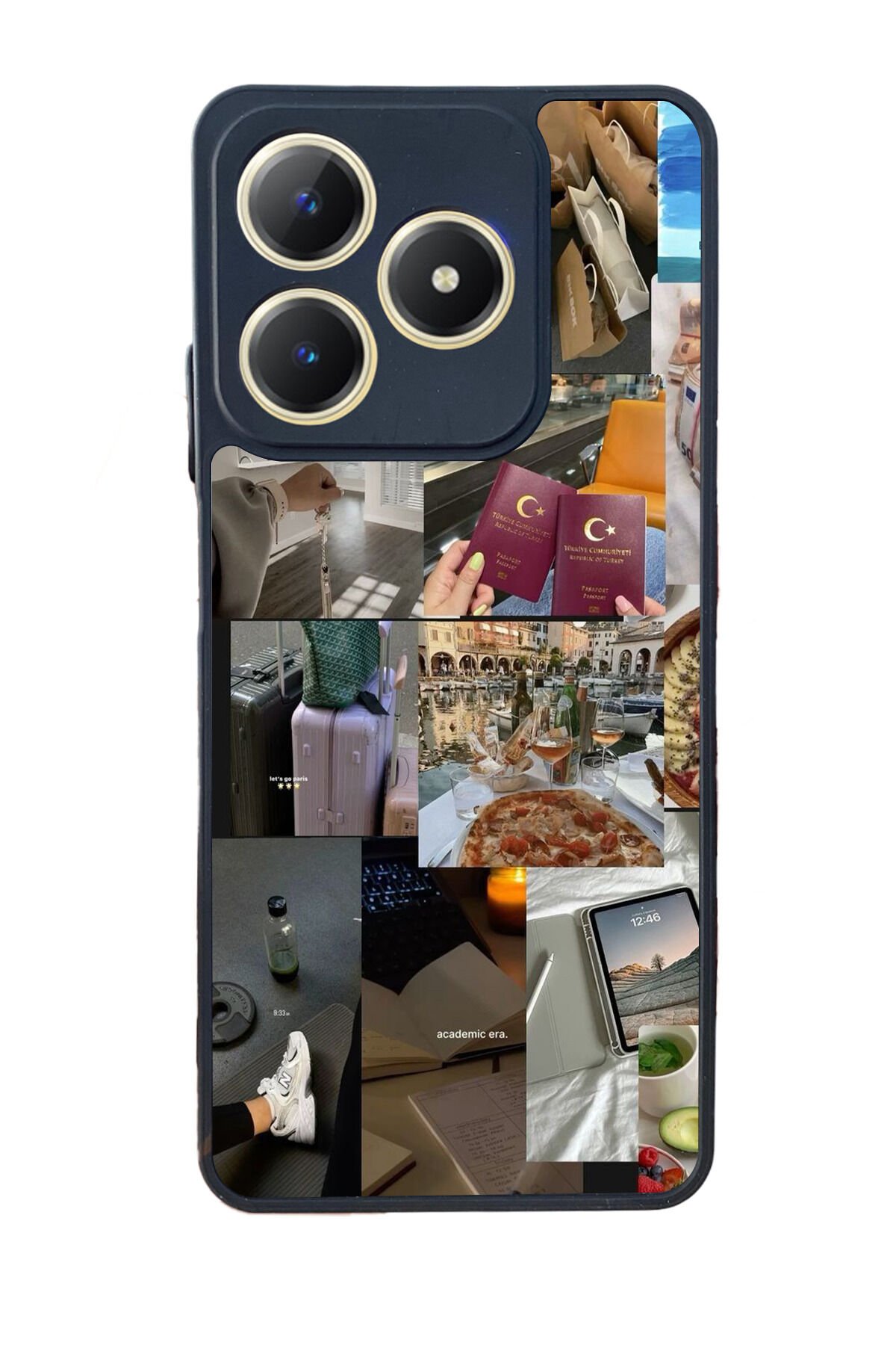 Realme C63 Mat Uyumlu Siyah Kılıf – Yumuşak Silikon, Koruyucu, Şok Emici Kapak