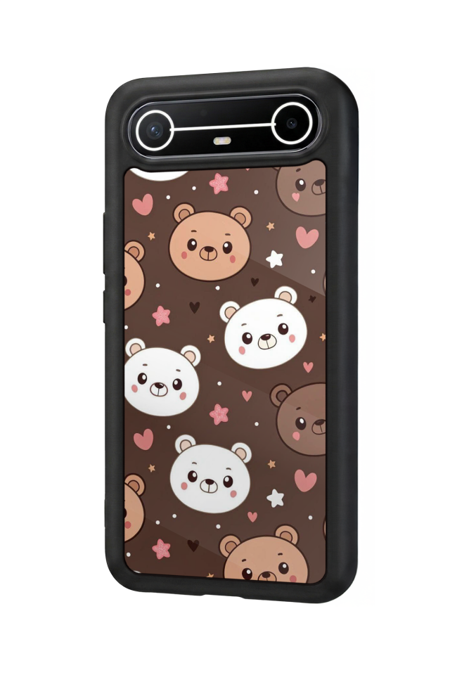 Tecno Spark Slim 5G Uyumlu Ayı Tasarımlı Glossy Premium Kılıf