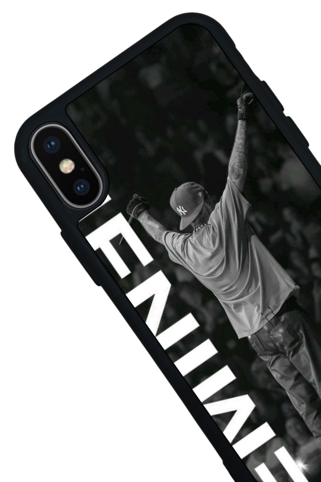 iPhone XS Max Uyumlu Eminem Tasarımlı Glossy Premium Kılıf
