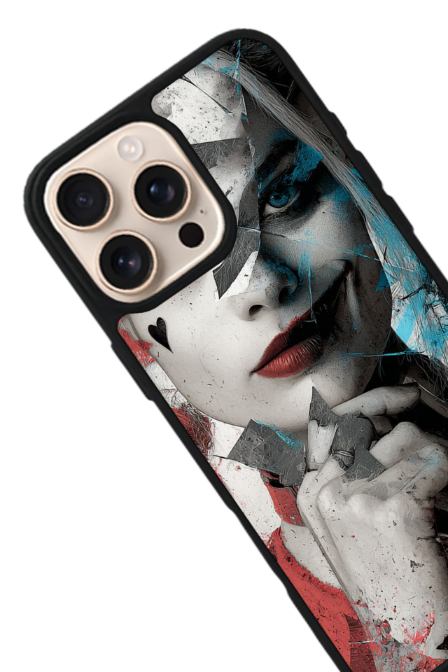 iPhone 16 Pro Uyumlu HarleyQueen Tasarımlı Glossy Premium Kılıf