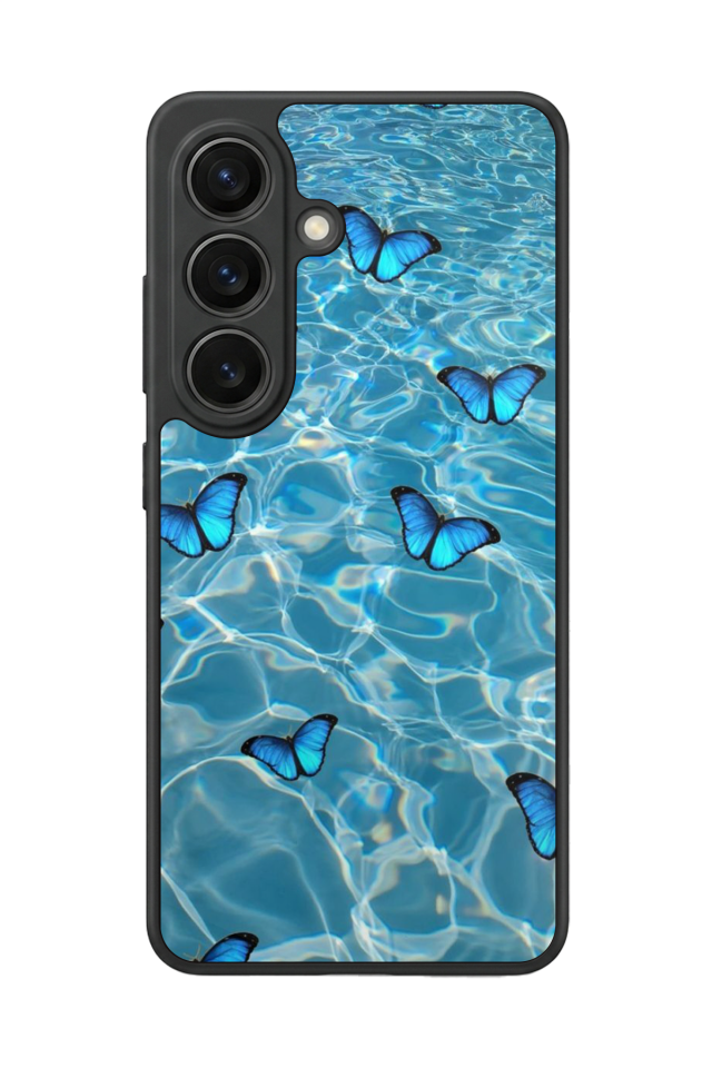 Samsung Galaxy S26 Uyumlu Kelebek Tasarımlı Glossy Premium Kılıf