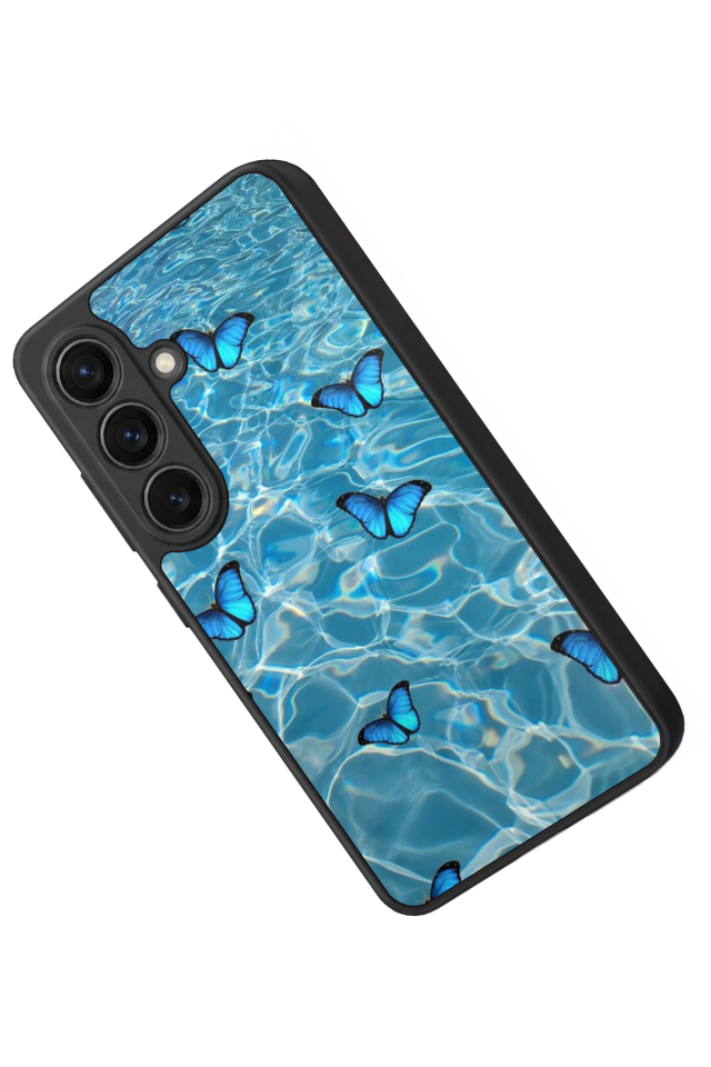 Samsung Galaxy S26 Uyumlu Kelebek Tasarımlı Glossy Premium Kılıf