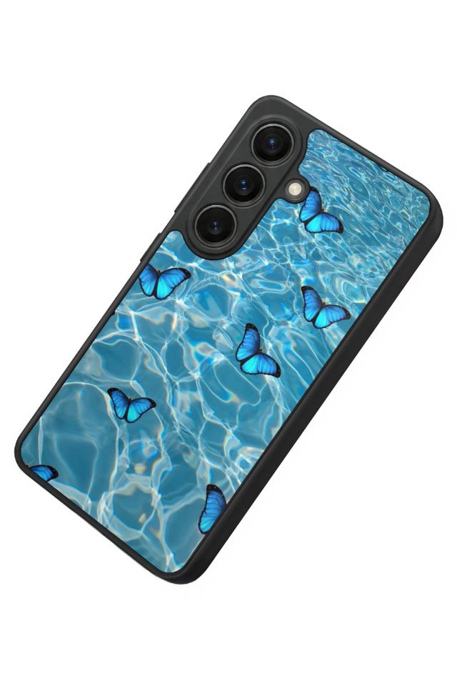 Samsung Galaxy S26 Uyumlu Kelebek Tasarımlı Glossy Premium Kılıf