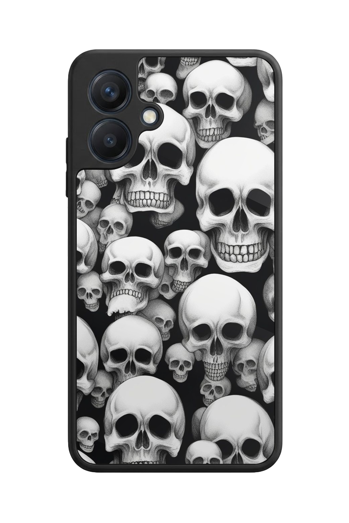 Samsung Galaxy A07 Uyumlu KuruKafa Tasarımlı Glossy Premium Kılıf