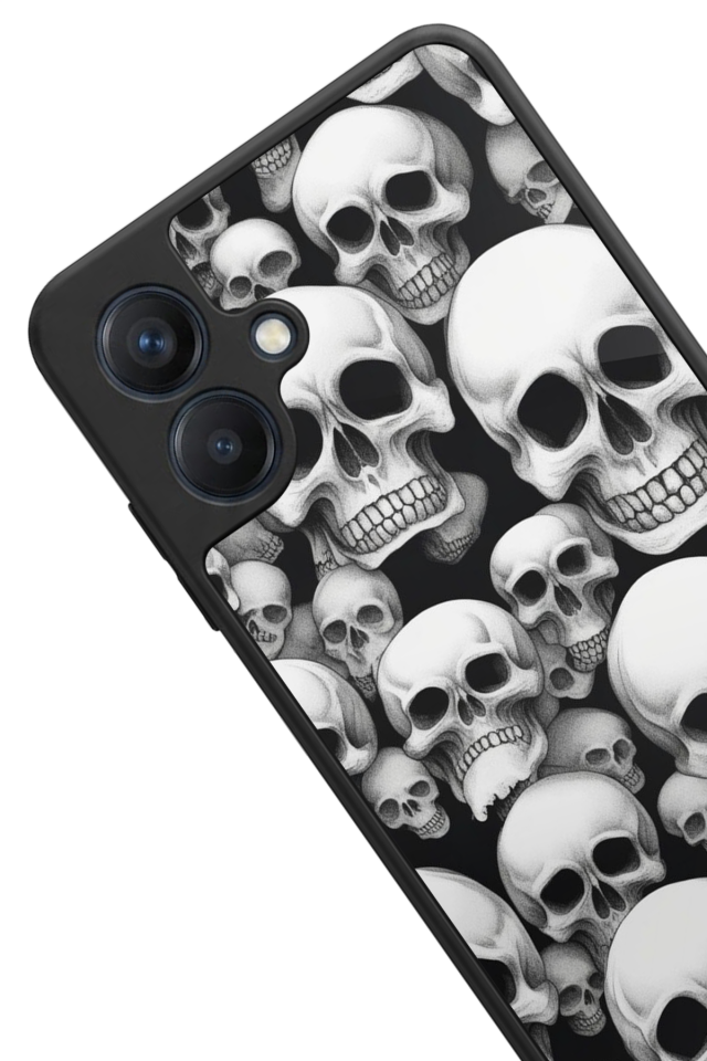 Samsung Galaxy A07 Uyumlu KuruKafa Tasarımlı Glossy Premium Kılıf