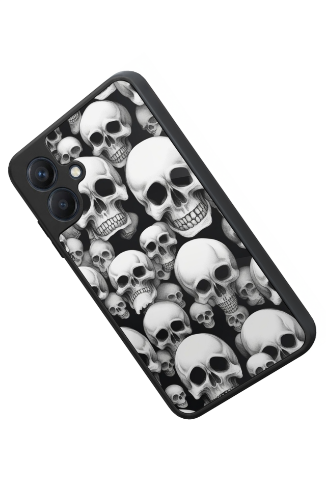 Samsung Galaxy A07 Uyumlu KuruKafa Tasarımlı Glossy Premium Kılıf