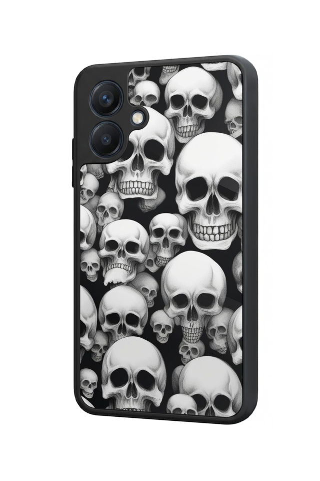 Samsung Galaxy A07 Uyumlu KuruKafa Tasarımlı Glossy Premium Kılıf