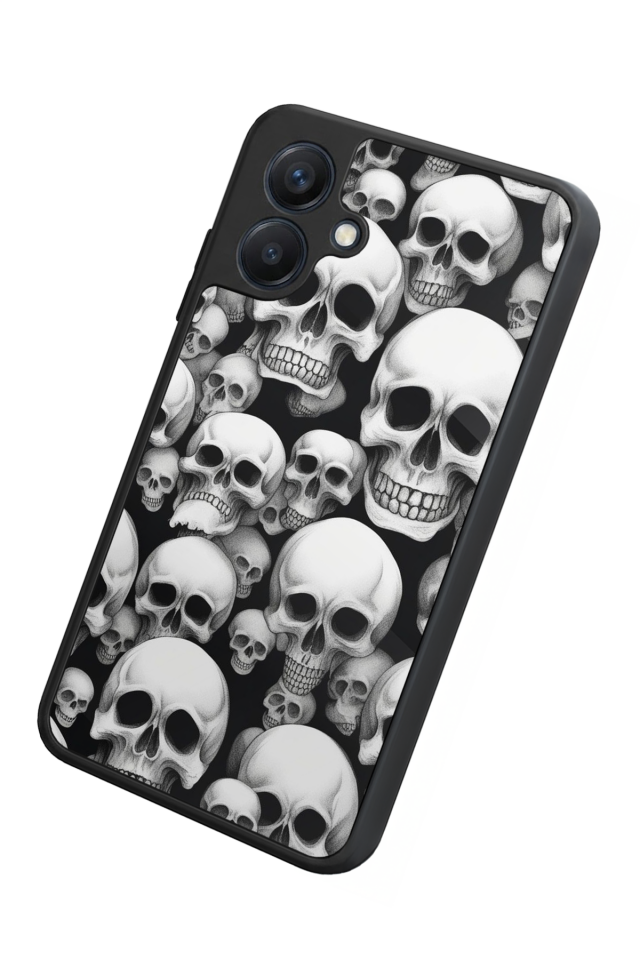 Samsung Galaxy A07 Uyumlu KuruKafa Tasarımlı Glossy Premium Kılıf