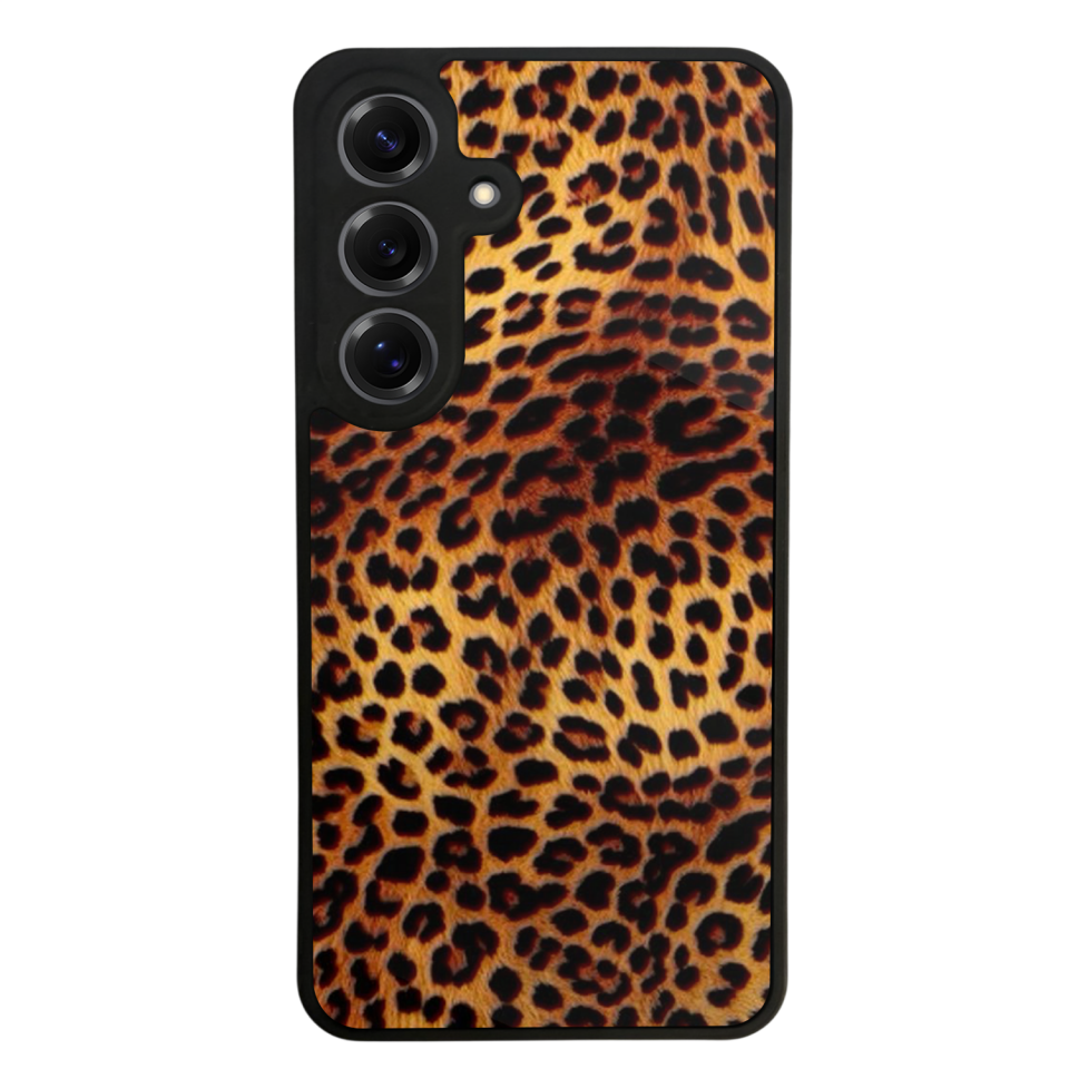 Samsung Galaxy S25 Uyumlu Leopar Tasarımlı Glossy Premium Kılıf