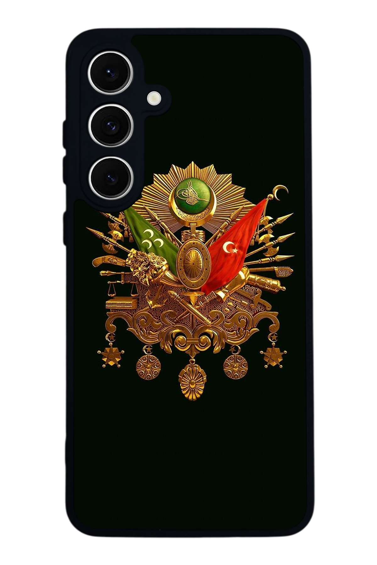 Samsung Galaxy A16 Uyumlu Osmanli Tugrasi Tasarımlı Glossy Premium Kılıf