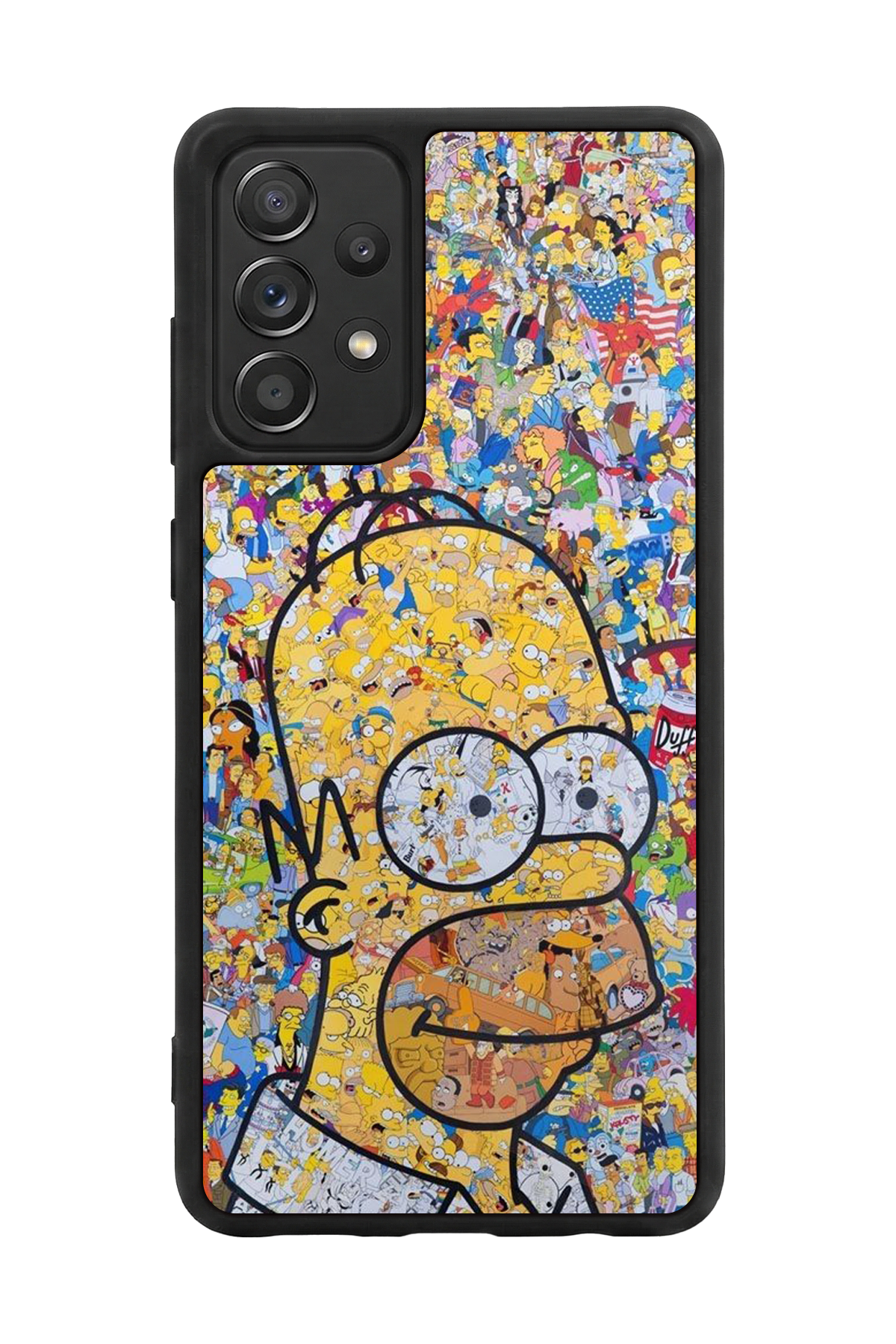 Samsung Galaxy A72 Uyumlu The Simpsons Tasarımlı Glossy Premium Kılıf