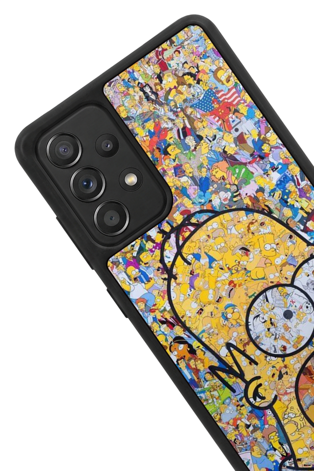 Samsung Galaxy A72 Uyumlu The Simpsons Tasarımlı Glossy Premium Kılıf
