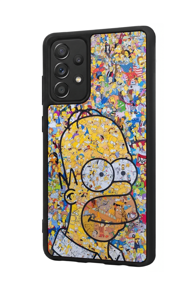 Samsung Galaxy A72 Uyumlu The Simpsons Tasarımlı Glossy Premium Kılıf