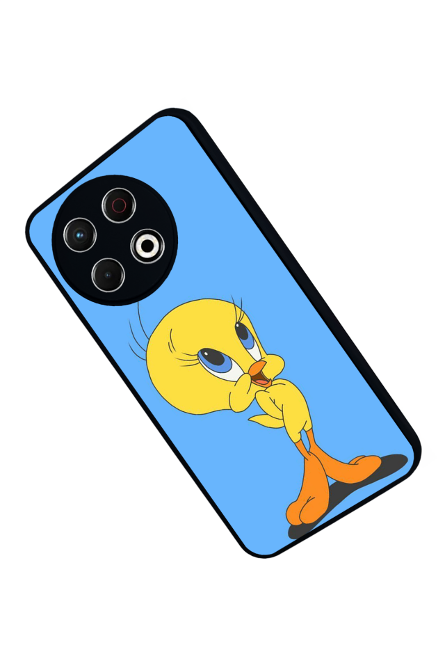 Tecno Spark 30 Pro Uyumlu Tweety Tasarımlı Glossy Premium Kılıf