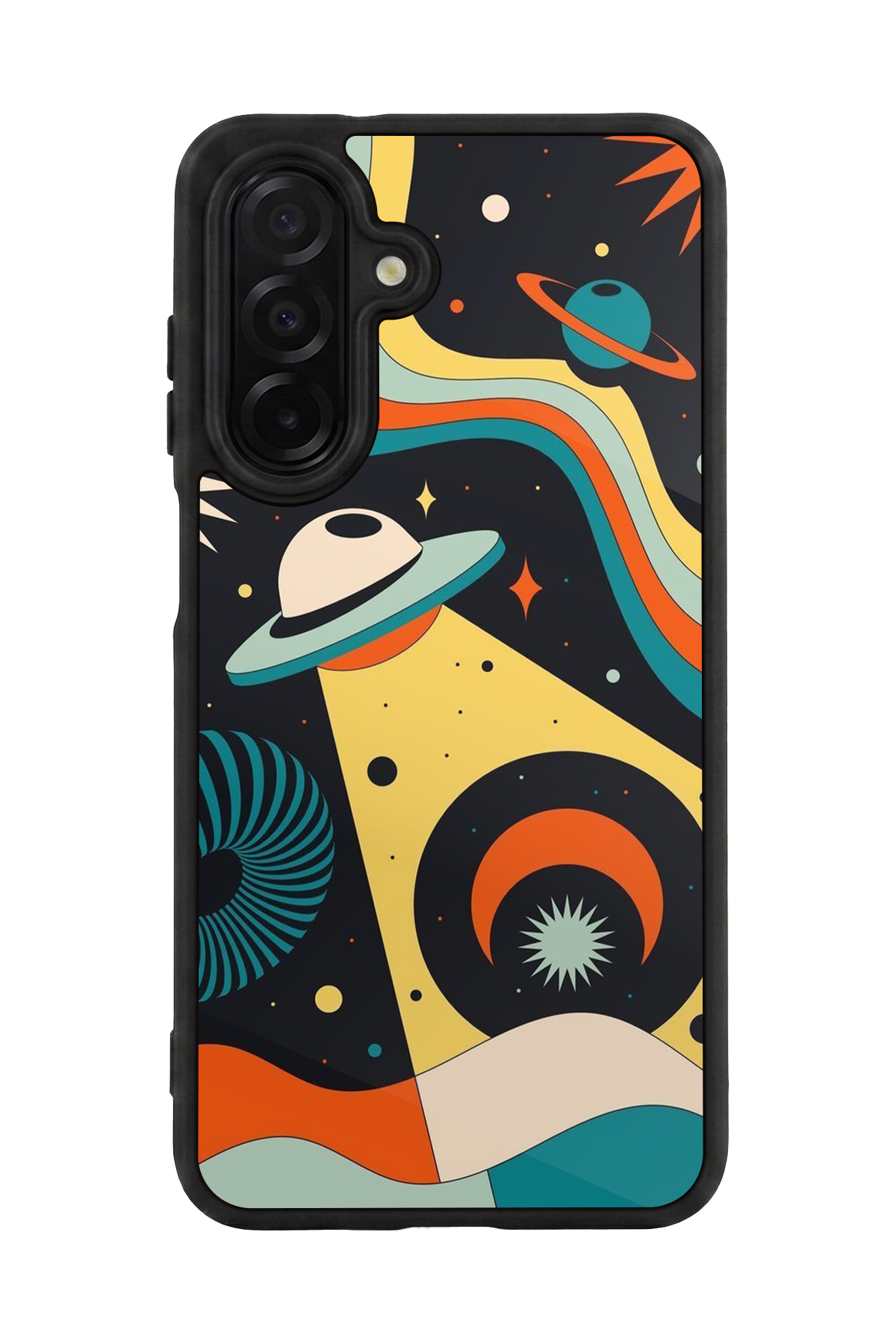 Samsung Galaxy A26 Uyumlu Uzay Tasarımlı Glossy Premium Kılıf