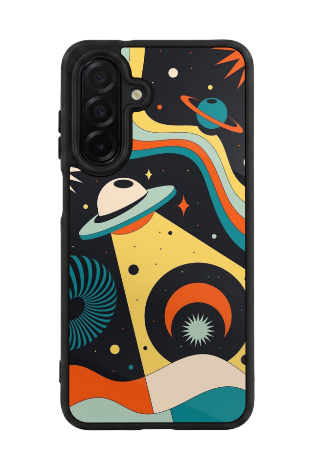 Samsung Galaxy A26 Uyumlu Uzay Tasarımlı Glossy Premium Kılıf