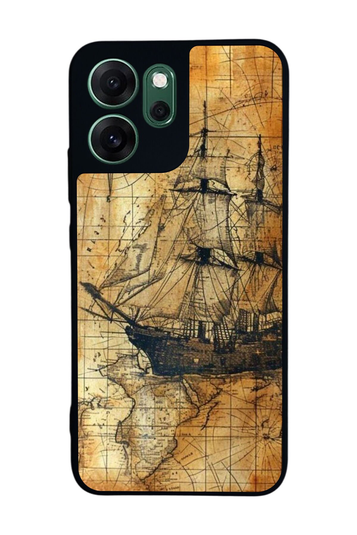 Oppo Reno 14F Uyumlu Korsan Tasarımlı Glossy Premium Kılıf