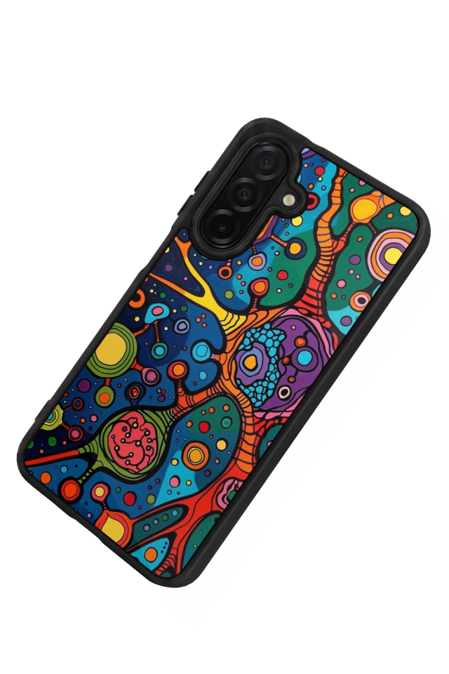 Samsung Galaxy A36 Uyumlu Abstract Tasarımlı Glossy Premium Kılıf