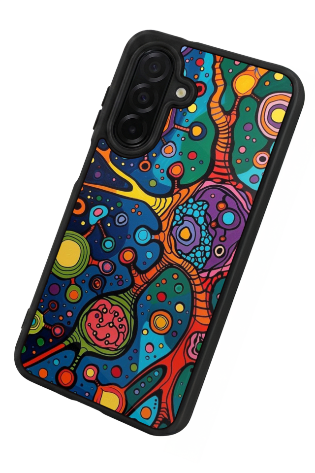 Samsung Galaxy A36 Uyumlu Abstract Tasarımlı Glossy Premium Kılıf