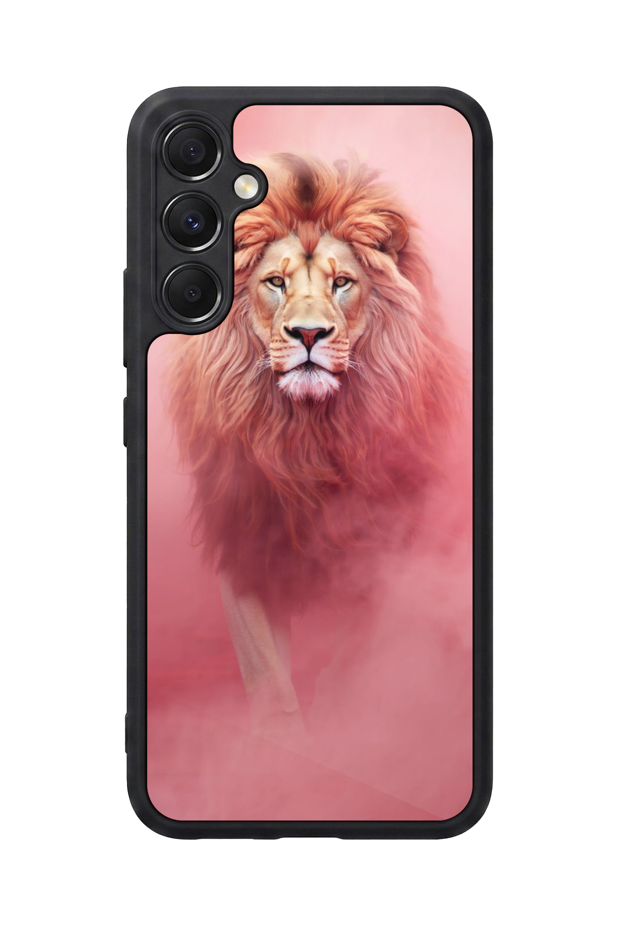 Samsung Galaxy A34 Uyumlu Aslan Tasarımlı Glossy Premium Kılıf