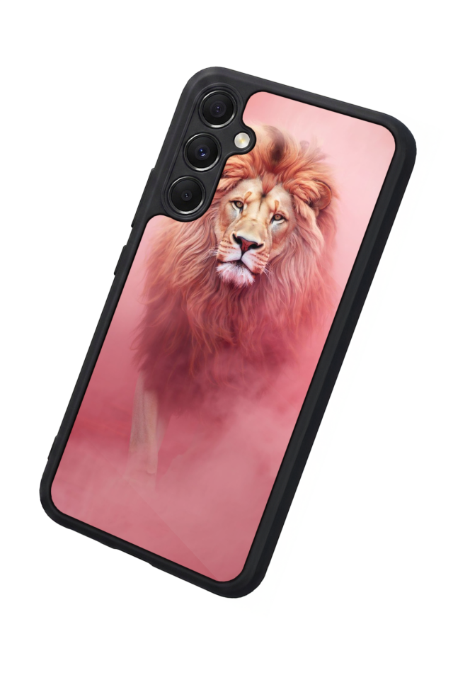 Samsung Galaxy A34 Uyumlu Aslan Tasarımlı Glossy Premium Kılıf