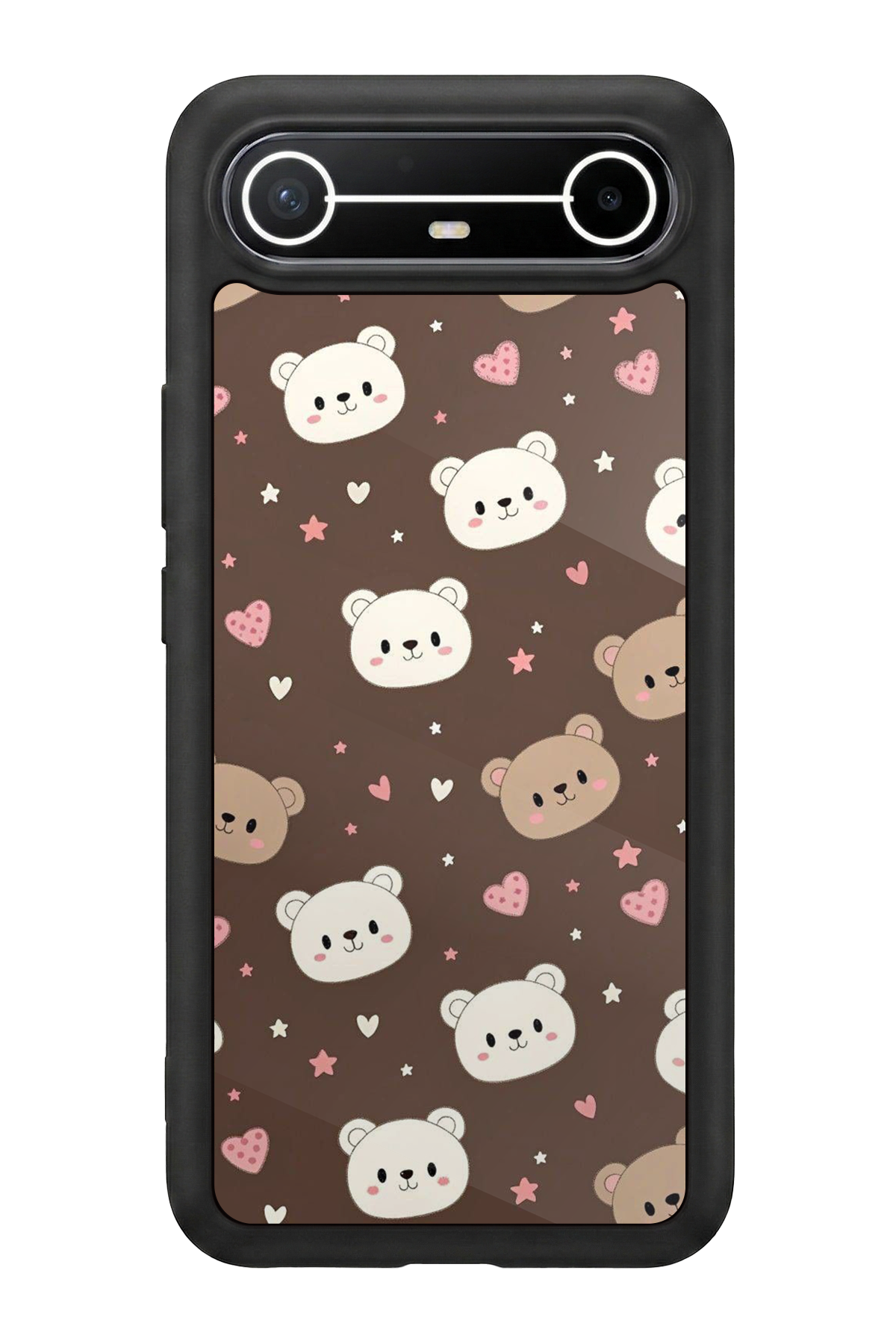 Tecno Spark Slim 5G Uyumlu Ayı Tasarımlı Glossy Premium Kılıf