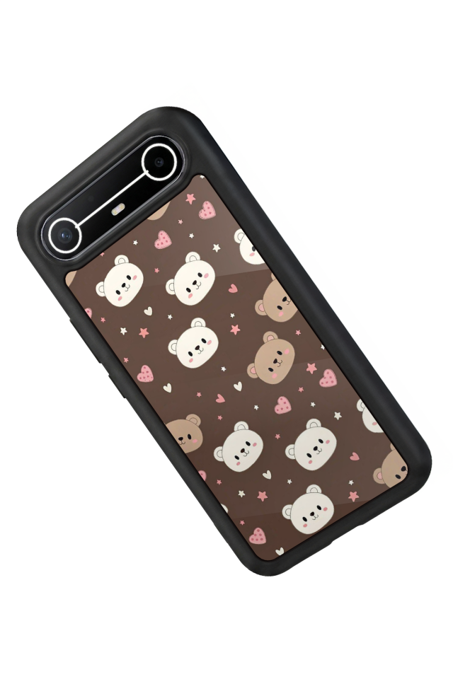 Tecno Spark Slim 5G Uyumlu Ayı Tasarımlı Glossy Premium Kılıf