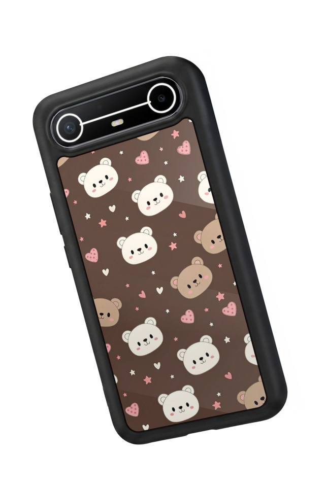 Tecno Spark Slim 5G Uyumlu Ayı Tasarımlı Glossy Premium Kılıf