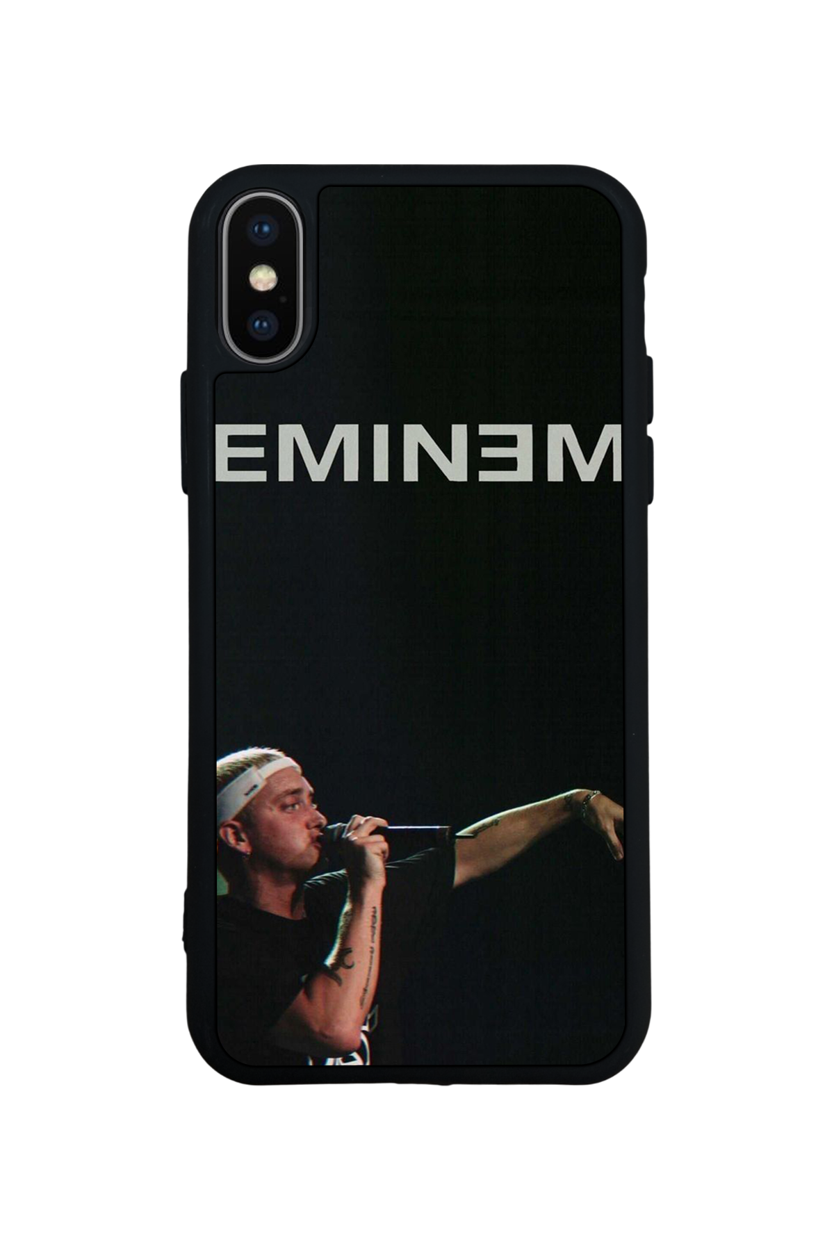 iPhone XS Max Uyumlu Eminem Tasarımlı Glossy Premium Kılıf