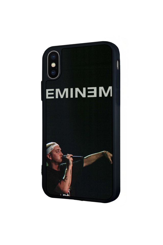 iPhone XS Max Uyumlu Eminem Tasarımlı Glossy Premium Kılıf