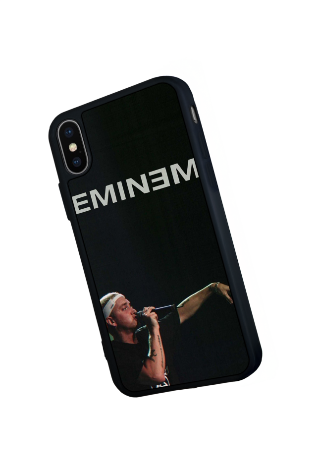 iPhone XS Max Uyumlu Eminem Tasarımlı Glossy Premium Kılıf